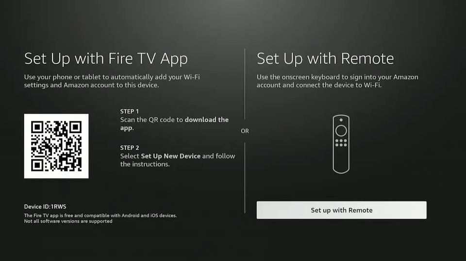 Setting Up Amazon Fire Stick