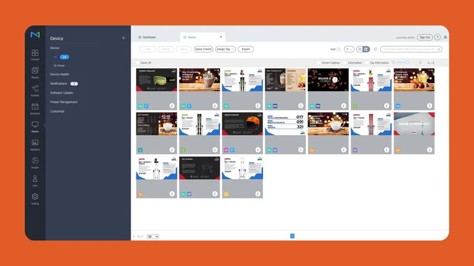 Magicifo interface